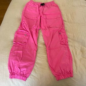 Aritzia Pink Cargo Pants